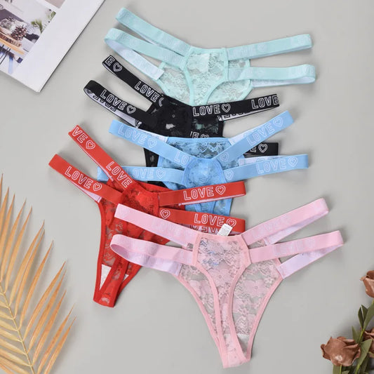 Summer Cool Breathable Briefs Colorful Young Women Underwear