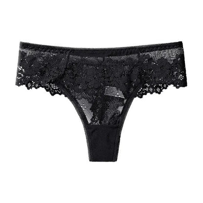 Sexy Lace Panties Women Low-waist Underwear Thong