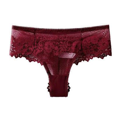 Sexy Lace Panties Women Low-waist Underwear Thong